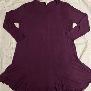 Long sleeve flowy dress. Never worn